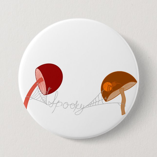 Badge Rond 7,6 Cm Bouton éffrayant confortable (Devant)