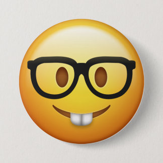 Badge Rond 7,6 Cm Bouton Emoji Buddy