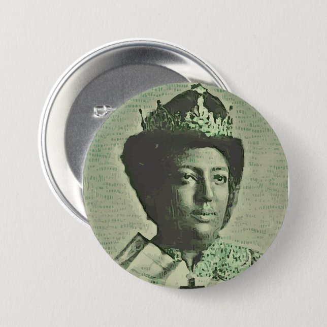 Badge Rond 7,6 Cm Bouton Empress Menen (Devant & derrière)