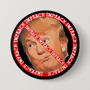 Badge Rond 7,6 Cm Bouton Entraver Donald Trump
