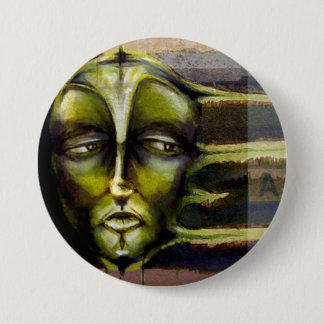 Badge Rond 7,6 Cm Bouton Exécuter la façade