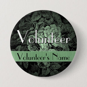 Badge Rond 7,6 Cm Bouton fait sur commande de jardin : Volontaire