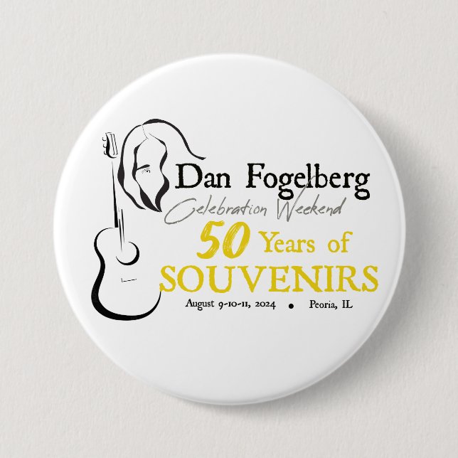Badge Rond 7,6 Cm Bouton Fête de fin de semaine 2024 (Devant)