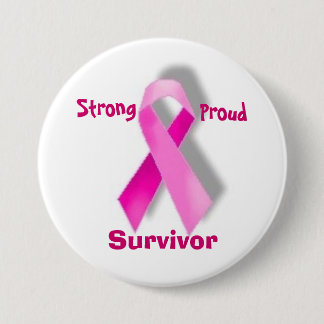 Badge Rond 7,6 Cm Bouton fier fort de survivant