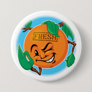 Badge Rond 7,6 Cm Bouton frais