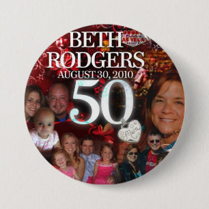 Badge Rond 7,6 Cm bouton graphique