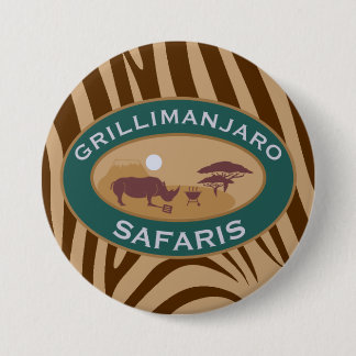 Badge Rond 7,6 Cm Bouton Grillimanjaro