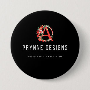Badge Rond 7,6 Cm Bouton Hester Prynne