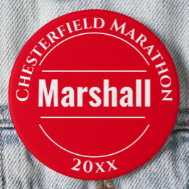 Badge Rond 7,6 Cm Bouton Insigne Marshall de l'événement