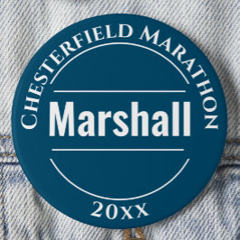 Badge Rond 7,6 Cm Bouton Insigne Marshall de l'événement