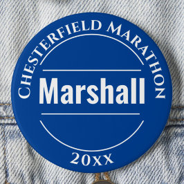 Badge Rond 7,6 Cm Bouton Insigne Marshall de l'événement