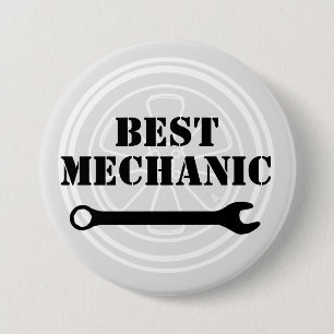 Badge Rond 7,6 Cm Bouton mécanique