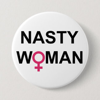 Badge Rond 7,6 Cm Bouton méchant de femme