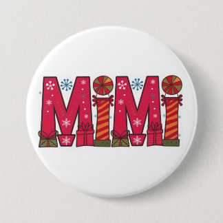 Badge Rond 7,6 Cm bouton MiMi