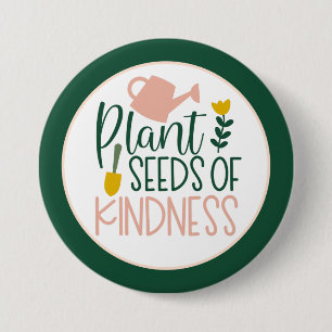 Badge Rond 7,6 Cm Bouton Nature du jardin plante