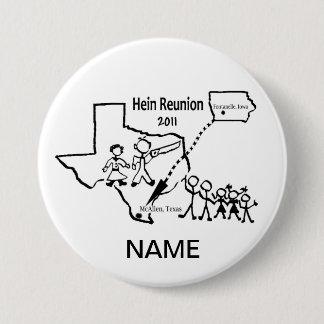 Badge Rond 7,6 Cm Bouton nommé d'étiquette