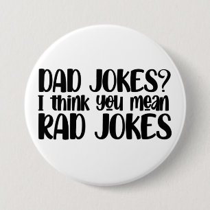 Badge Rond 7,6 Cm Bouton Papa plaisante
