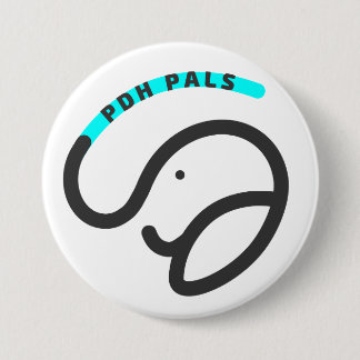 Badge Rond 7,6 Cm Bouton PDH Pals