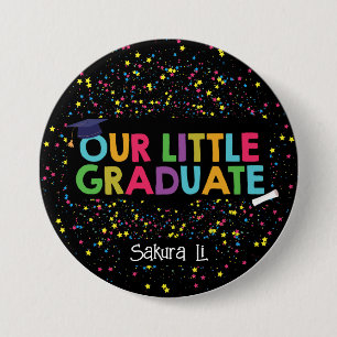 Badge Rond 7,6 Cm Bouton Petit diplômé moderne