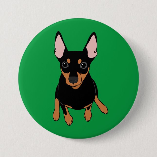 Badge Rond 7,6 Cm Bouton PIN du MIN BT2MPS (Devant)