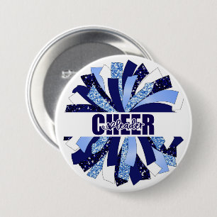 Badge Rond 7,6 Cm Bouton pom-pom girl