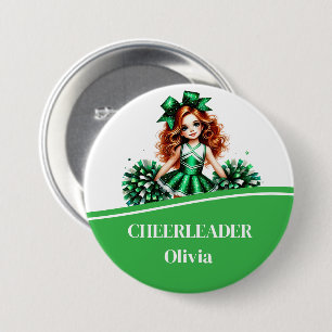 Badge Rond 7,6 Cm Bouton pom-pom girl