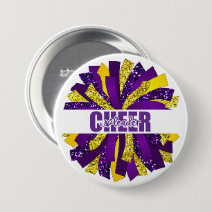 Badge Rond 7,6 Cm Bouton pom-pom girl