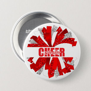 Badge Rond 7,6 Cm Bouton pom-pom girl