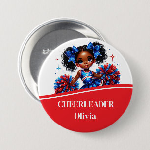 Badge Rond 7,6 Cm Bouton pom-pom girl