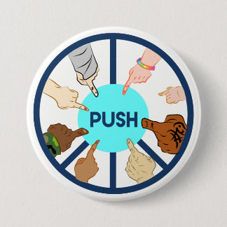 Badge Rond 7,6 Cm Bouton poussoir