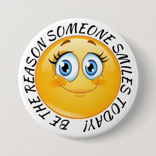 Badge Rond 7,6 Cm Bouton Raison De Smiles