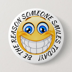 Badge Rond 7,6 Cm Bouton Raison De Smiles