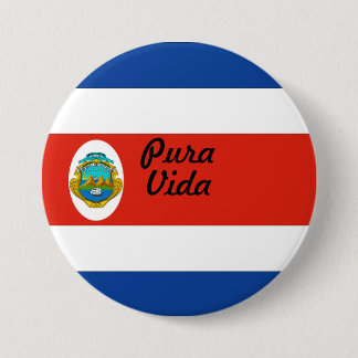 Badge Rond 7,6 Cm Bouton rican de côte