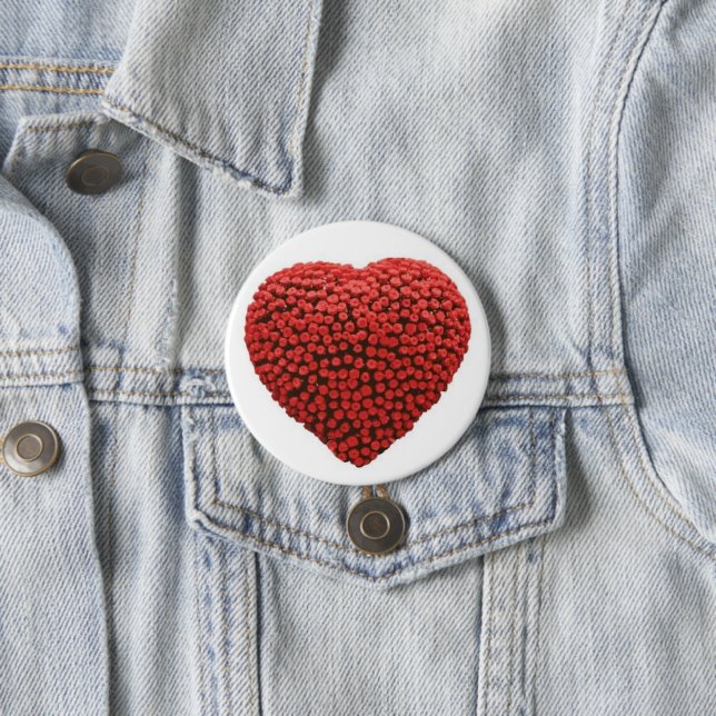 Badge Rond 7,6 Cm Bouton rond, Grand, 3 pouces (En situation)