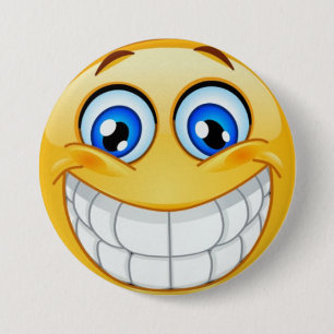 Badge Rond 7,6 Cm BOUTON SMILE par SRF