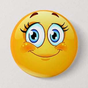 Badge Rond 7,6 Cm BOUTON SMILE par SRF