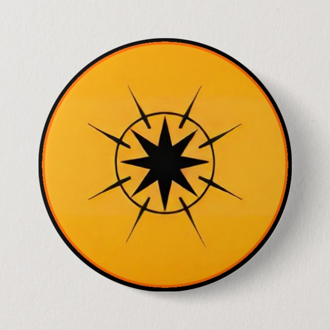 Badge Rond 7,6 Cm Bouton Symbologie de Darkbane (Devant)