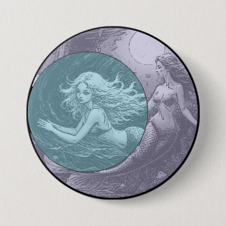 Badge Rond 7,6 Cm Bouton Symbologie Twins