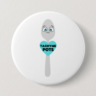 Badge Rond 7,6 Cm Bouton Tachy Me Spoon