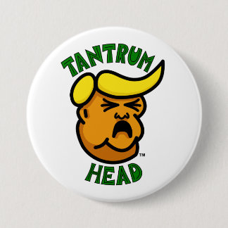 Badge Rond 7,6 Cm Bouton Tantrum Head™ V2
