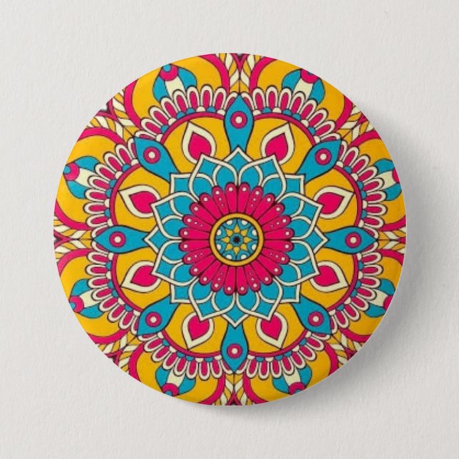 Badge Rond 7,6 Cm Boutons d'impression (Devant)