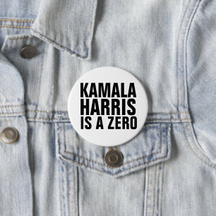 BADGE ROND 7,6 CM BOUTONS KAMALA HARRIS