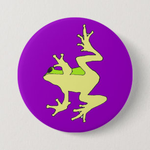 Badge Rond 7,6 Cm Broche de la grenouille