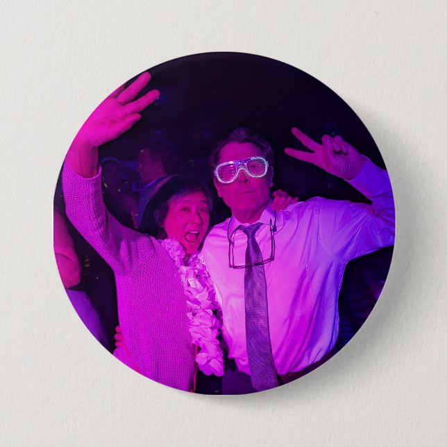 Badge Rond 7,6 Cm broche de partie (Devant)