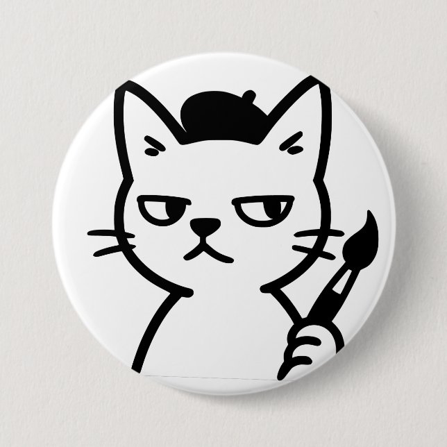Badge Rond 7,6 Cm Button (Devant)