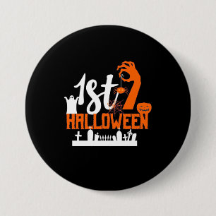 Badge Rond 7,6 Cm Cadeau Halloween Premier Halloween