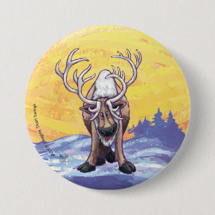 Badge Rond 7,6 Cm Cadeaux et accessoires de rennes