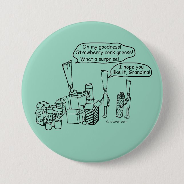 Badge Rond 7,6 Cm Cadeaux Reedz (Devant)