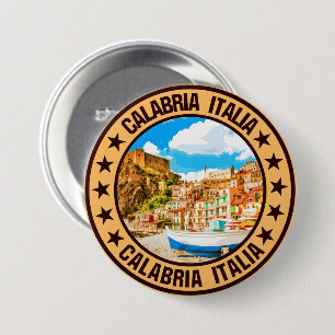 Badge Rond 7,6 Cm Calabre