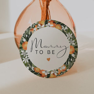 Badge Rond 7,6 Cm CALLIOPE Little Cutie Clementine Mommy To Be